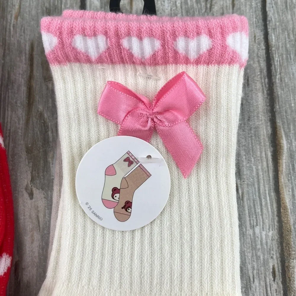 Women’s Hello Kitty & Aristocats Mid-Crew Socks 3-Pair Size 4-10